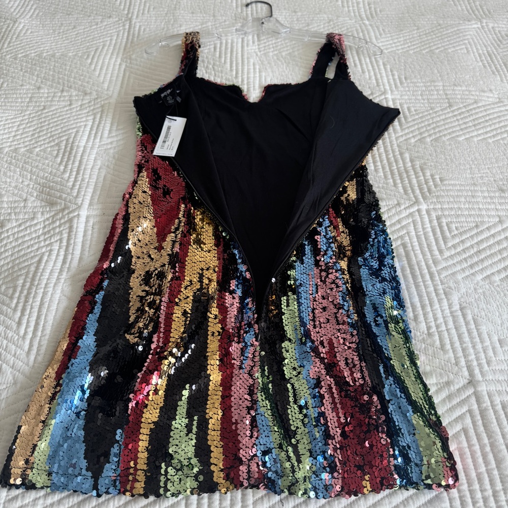 NWT NASTY GAL Sequin Dress - Picture 5 of 7